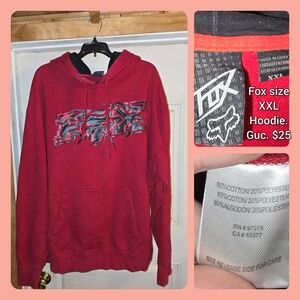 Fox Men's Bold Red Hoodie